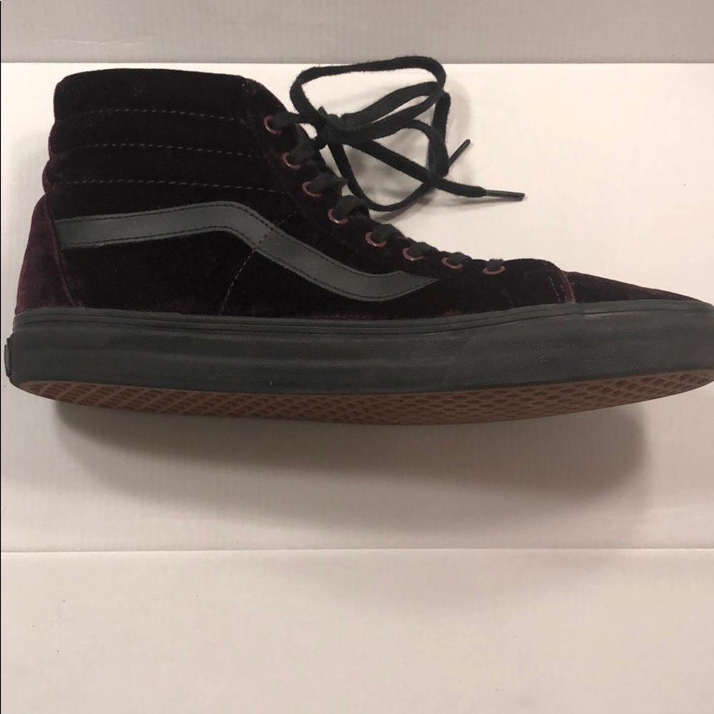 Velvet sk8-hi vans